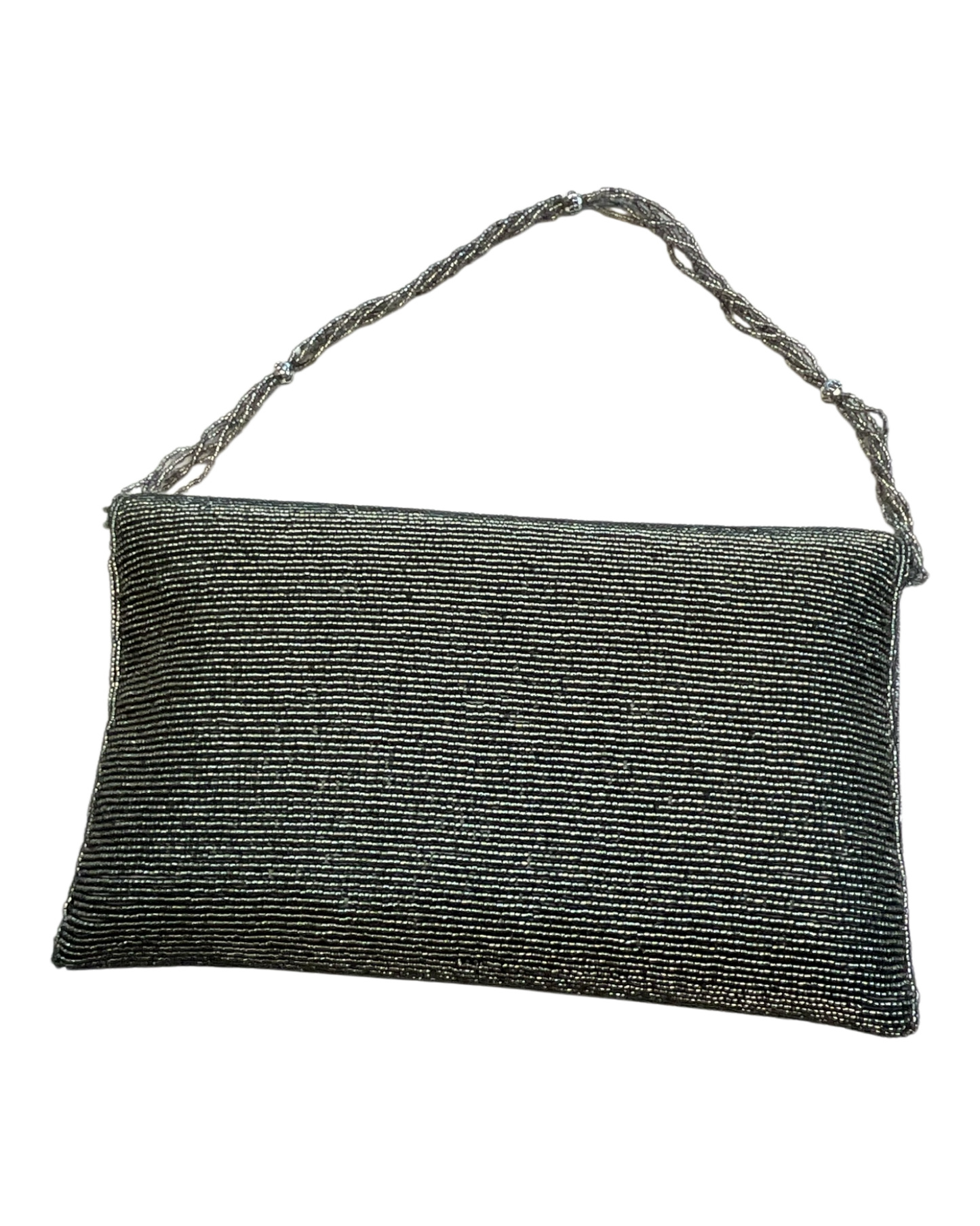 Dark Grey - Rich Hand Embroidered Clutch Bag / Handbag -Bollywood / Weddings - TBZ02 11KJ25