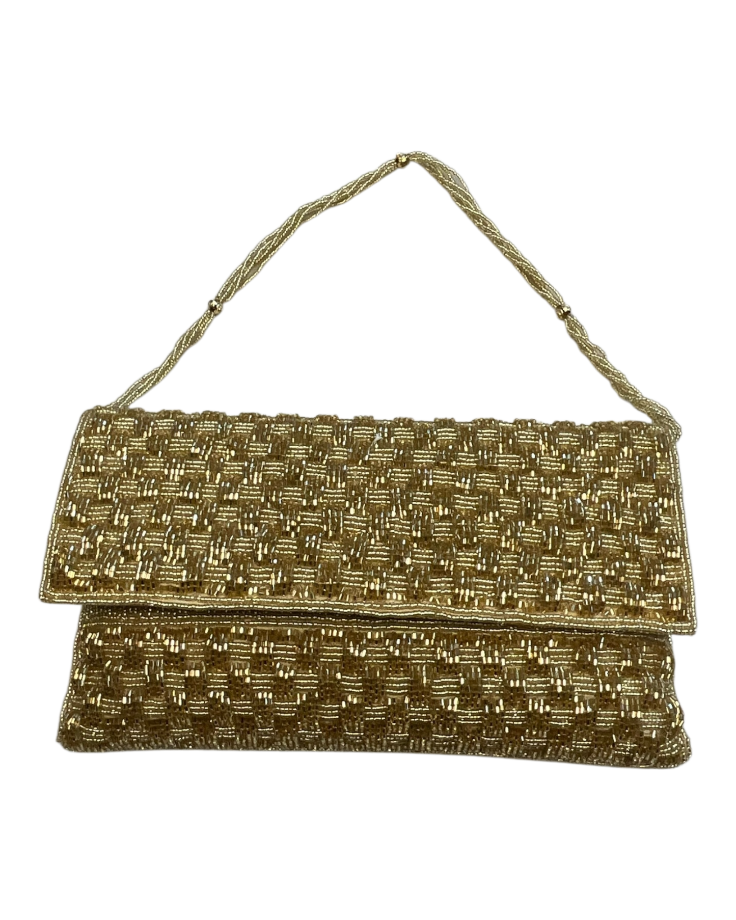 Gold - Rich Hand Embroidered Clutch Bag / Handbag -Bollywood / Weddings - TBZ02 11KJ25