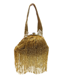 Gold - Rich Hand Embroidered Clutch Bag / Handbag -Bollywood / Weddings - AE2527 11KA25