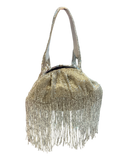 Silver - Rich Hand Embroidered Clutch Bag / Handbag -Bollywood / Weddings - AE2527 11KA25