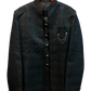 Black - PREMIUM Slim Fit Mens BandhGala / Prince / Chinese Collar Open Jacket with inside Waistcoat- Fantastic Fit - 01JT26 CS2601