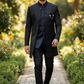 Steel Grey - PREMIUM Mens Knee Length  Jacket with Long Waistcoat - Sherwani / Indo Western - Fantastic Fit - KCS6613 05RY25