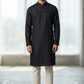 Black - Fantastic Mens Indian Kurta set - Weddings / Walimas , Sangeet, Eid, Mehndi / Henna - NAD2501 01KV25