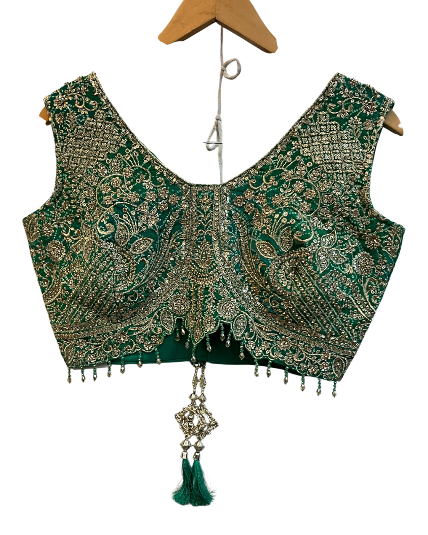 Size UK 12 (38" Bust) Adjustable to Size 14 - Green - Rajasthani Print Silky Lehenga Set - Mehndi / Sangeet / Bridesmaids / Weddings / Garba  - UK Stock - 24h Dispatch - OC72021 05PH26