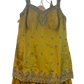 Size 18 (44") - Haldi Yellow - Designer Ladies Medium Length Sleeveless Top Palazzo Trousers Suit - VMK Varuna RA