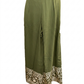 Size 12 (38") - Henna Green - Designer -  Ladies Long Top / Dress Anarkali Trousers Suit - VMK Harleen CY