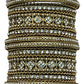 Clear White Stone and Pearl - Antique Gold Finish Bangles Set (Set of 18) - UK stock - SM, M, L, XL JAN2611 05P25