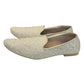 Very Comfortable Gold Brocade Loafer Style Mojri - Indian Mens shoes - Mojari , Khossay -  YD2305