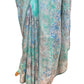 Light Turquoise Blue - Fancy Embroidered Saree with Blouse Piece - UK stock - 24hr Dispatch - SP250619 VC