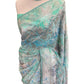 Light Turquoise Blue - Fancy Embroidered Saree with Blouse Piece - UK stock - 24hr Dispatch - SP250619 VC