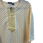 XS to XXXL - Pastel Yellow - Lucknowi Cotton Ladies Kameez Top only - Funeral  / Church / Casual - ARV2176 H