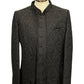 Size 40" - Black - Rich Banarasi Stone Work Double Layer Sherwani - UK Stock - BS1034 08KVY25