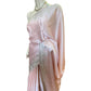 Baby Pink - Stone Work Satin Saree with Blouse Piece - UK stock - 24hr Dispatch - SP250423 VP