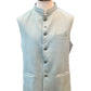 Light Sea Green - PREMIUM Slim Fit Mens BandhGala / Prince / Chinese Collar Open Jacket with inside Waistcoat- Fantastic Fit - CS2506 JA 0625