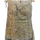 Golden Yellow - Designer Ladies Medium Top Palazzo Trousers Suit - Size 12 (38") - VMK AQUA AP