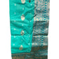 Sea Green - Handloom  - Cotton Silky Banarasi Saree with Blouse Piece - RP84002 10KP25