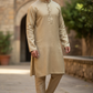 Dark Gold - Rich Brocade Mens Indian Kurta set - UK Stock - Weddings / Walimas , Sangeet, Diwali, Eid, Mehndi / Henna - NAD25722 KA