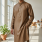 Rose Gold / Light Brown - Fantastic Mens Indian Kurta set - UK Stock - Weddings / Walimas , Sangeet, Diwali, Eid, Mehndi / Henna - NAD25701 KA
