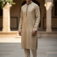 Rose Gold / Light Brown - Fantastic Mens Indian Kurta set - UK Stock - Weddings / Walimas , Sangeet, Diwali, Eid, Mehndi / Henna - NAD25702 KA