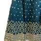 Size UK 12 (38") Teal - Lehenga Set - Mehndi / Sangeet / Bridesmaids / Weddings / Garba  - UK Stock - 24h Dispatch - JSS2607 11TY26