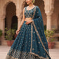 Size UK 12 (38") Teal - Lehenga Set - Mehndi / Sangeet / Bridesmaids / Weddings / Garba  - UK Stock - 24h Dispatch - JSS2607 11TY26