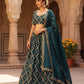 Size UK 14 (40") Teal - Lehenga Set - Mehndi / Sangeet / Bridesmaids / Weddings / Garba  - UK Stock - 24h Dispatch - JSS2608 11TY26