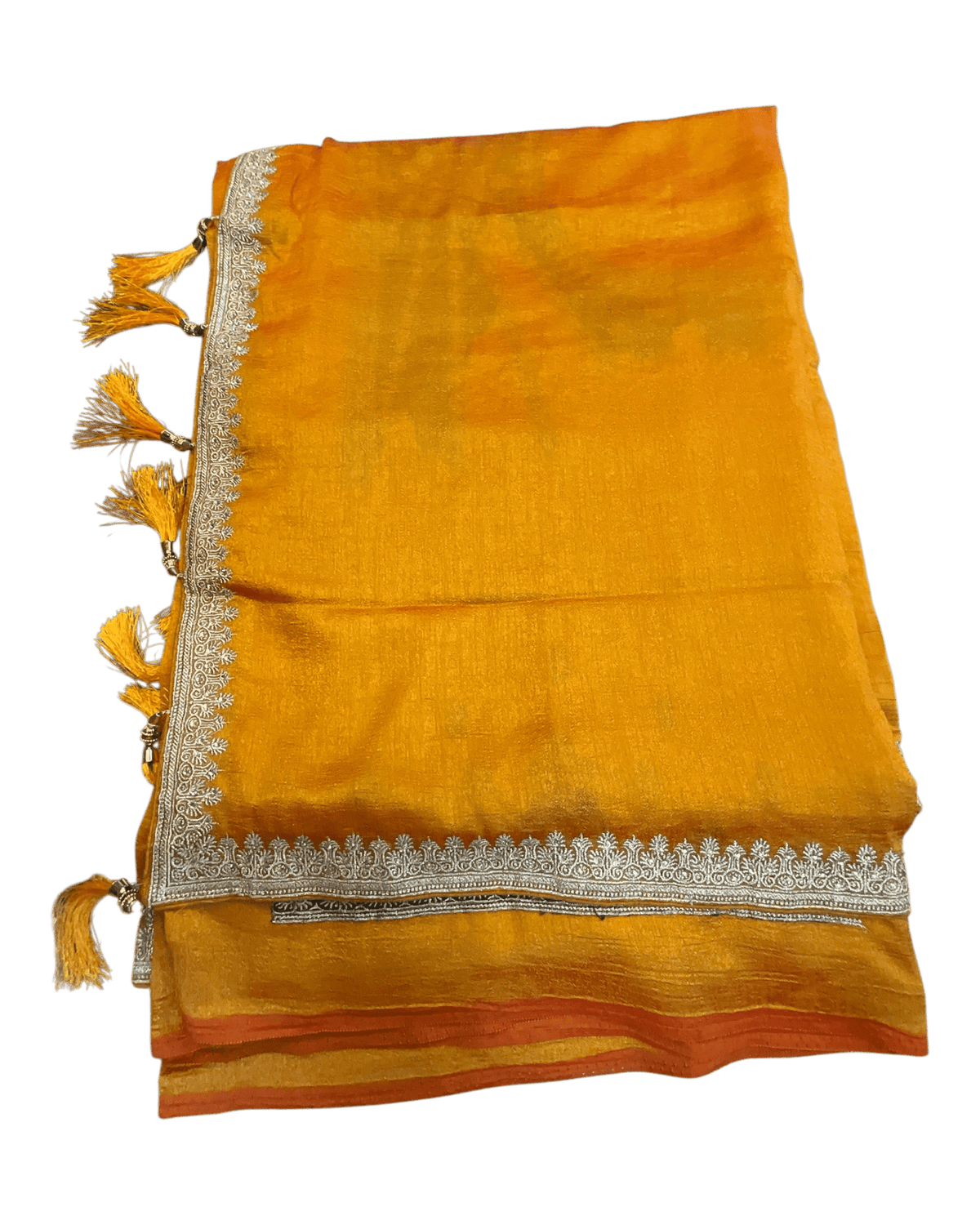 Amber / Yellow - Fancy Party Saree with Blouse Piece - UK stock - 24hr Dispatch - SP2606 KA - Prachy Creations