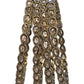 Antique Gold Finish Gold Reverse Stone Bangles (Set of 4) - Mix N Match - NBA2401Jp - Prachy Creations