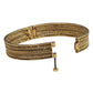 Antique Gold Finish Hand Crafted Rajasthani Kada Bangles (Single) - UK stock - SB1156 T - Prachy Creations