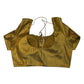Antique Gold - Silky Saree blouse - UK Stock - Next Day / 2-3 Days Delivery - Size 34"-46" - XS, S, M, L, XL, XXL - VFL289 R - Prachy Creations