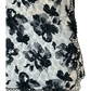 Black Floral - Classic Satin Crepe Saree with Stone Work and Blouse Piece - UK stock - 24hr Dispatch - RS2515 VJ - Prachy Creations