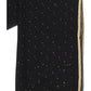 Black - Ladies Net Dupatta with Gold Lace Border & Diamante - Mix N Match - VC2501 T0125 - Prachy Creations