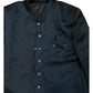 Black - PREMIUM Slim Fit Mens BandhGala / Prince / Chinese Collar Open Jacket with inside Waistcoat- Fantastic Fit - CS2511 JP 0625 - Prachy Creations