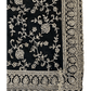 Black - Rich Saree with Allover Embroidery and Blouse Piece - UK stock - 24hr Dispatch - RS2507 PT - Prachy Creations