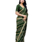 Bottle Green - Bandhani Printed - Chiffon Saree with Blouse Piece - KAS-Chuneri 308 10KV25 - Prachy Creations