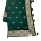 Bottle Green - Fancy Party Saree with Blouse Piece - UK stock - 24hr Dispatch - SP2616 VJ - Prachy Creations