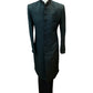 Bottle Green - Rich Banarasi Stone Work Sherwani with Black Embroidery - BS992 08RP25 - Prachy Creations