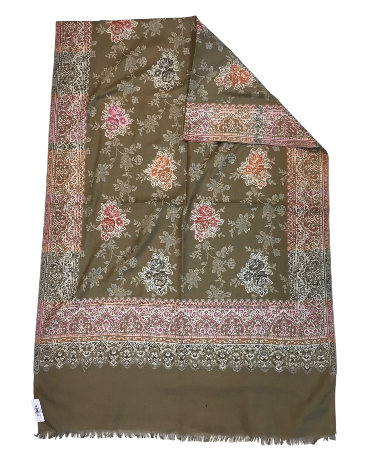 Brown - Soft Art Wool Handloom Woven Shawl - (P350) 11KY24 NTC2414 - Prachy Creations
