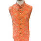 Burnt Orange - Rich Brocade - Mens Traditional Waistcoat - UK Stock - VNS-JKT01 10KK25 - Prachy Creations