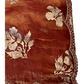 Burnt Orange / Rust - Floral Printed Blouse Piece - UK stock - 24hr Dispatch - RS2504 VP - Prachy Creations