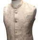 Champagne - Rich Suiting Material Mens Indian Waistcoat - Amazing Fit - Great Quality - YD2425 KH 0824 - Prachy Creations