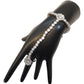 Clear - Silver Finish Panja / Indian Ladies Hand Accessory - Fashion Jewellery - Bollywood - Weddings - AE2444 11Rp24 - Prachy Creations