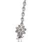 Clear / White - Silver Finish Medium Size Tika Head Piece - Indian Ladies Fashion Jewellery - AE2437 11Vp24 - Prachy Creations