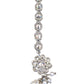 Clear / White - Silver Finish Small Size Tika Head Piece - Indian Ladies Fashion Jewellery - AE2436 11Vp24 - Prachy Creations