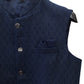 Cobalt Blue - Rich Suiting Material Mens Waistcoat - Amazing Fit - Great Quality - YD2411 KA 0424 - Prachy Creations