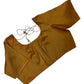 Copper Gold - Silky Saree blouse - UK Stock - Next Day / 2-3 Days Delivery - Size 34"-46" - XS, S, M, L, XL, XXL - VFL289 R - Prachy Creations