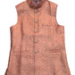Coral - Banarasi Handloom Brocade Mens Waistcoat - UK Stock- Dispatch in 24 hrs - KCS241102 KK - Prachy Creations