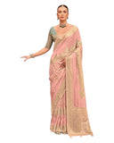 Coral - Handloom - Chiffon Banarasi Saree with Blouse Piece - JOH1603 10TY25 - Prachy Creations