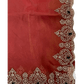 Coral Pink - Rich Saree with Stone Work and Blouse Piece - UK stock - 24hr Dispatch - RS2502 TH - Prachy Creations