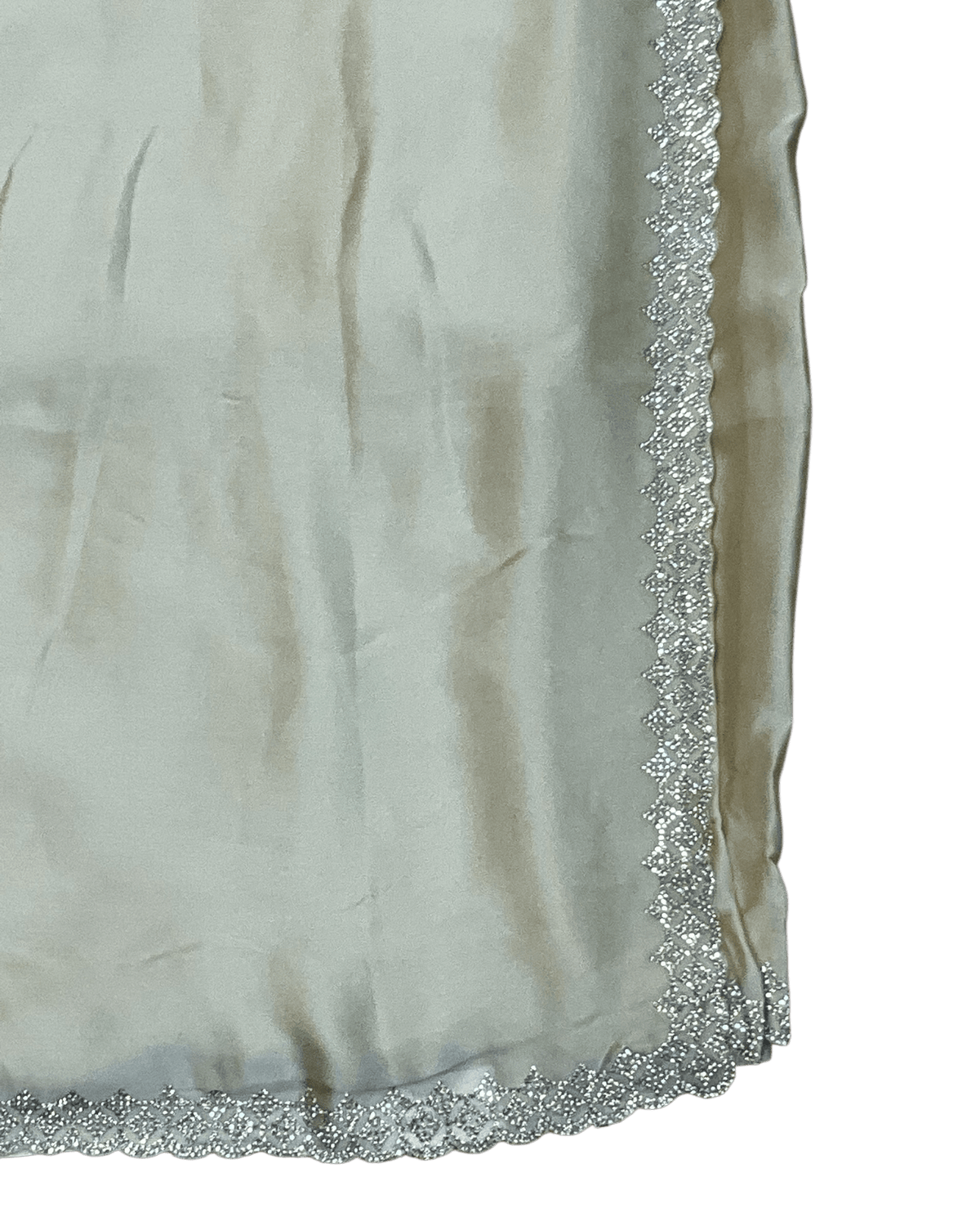 Cream - Fancy Party Saree with Blouse Piece - UK stock - 24hr Dispatch - SP2623 VY - Prachy Creations
